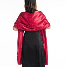Load image into Gallery viewer, Evening Satin Wraps-Shawls for Women - Formal Wedding Accessory