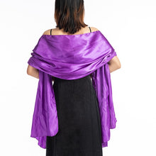 Load image into Gallery viewer, Evening Satin Wraps-Shawls for Women - Formal Wedding Accessory