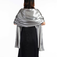 Load image into Gallery viewer, Evening Satin Wraps-Shawls for Women - Formal Wedding Accessory
