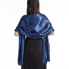 Load image into Gallery viewer, Evening Satin Wraps-Shawls for Women - Formal Wedding Accessory
