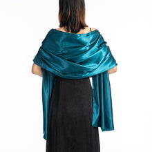 Load image into Gallery viewer, Evening Satin Wraps-Shawls for Women - Formal Wedding Accessory