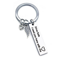 Load image into Gallery viewer, All Occasion Gift Drive Safe I Need You Here with Me Keychain Girl for Boy - Party Favors