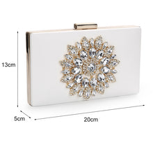 Load image into Gallery viewer, Luxury Women's Evening Clutch Purse - for Bridal Evening Crystal