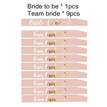 Load image into Gallery viewer, Combined Sale Party Sash Satin Team Bride To Be Sash Bachelorette Party Satin Ribbon Bridal Shower Decoration Supplies