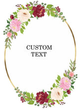 Load image into Gallery viewer, Personalized Custom Name  Flower Print  Wedding Bride Team Robes Bridal Party Robes Bridesmaid Robes gift