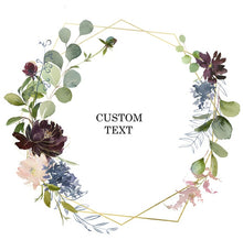 Load image into Gallery viewer, Personalized Custom Name  Flower Print  Wedding Bride Team Robes Bridal Party Robes Bridesmaid Robes gift