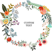 Load image into Gallery viewer, Personalized Custom Name  Flower Print  Wedding Bride Team Robes Bridal Party Robes Bridesmaid Robes gift