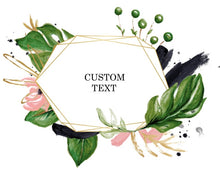 Load image into Gallery viewer, Personalized Custom Name  Flower Print  Wedding Bride Team Robes Bridal Party Robes Bridesmaid Robes gift