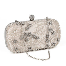 Load image into Gallery viewer, Women's Clutch Bag Crystal Pearl Clutch Purse Luxury Handbag Embroidery Evening Bag