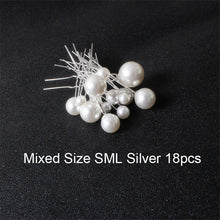 Load image into Gallery viewer, Women U Shape Hair Clips Bobby Pins for Women Girls Brides Hairstyling Tools Accessories Crystal Pearl Hairpins Metal Barrettes