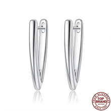 Load image into Gallery viewer, Stud Earrings Hot Luxury V Shape Earrings 5A Cubic Zirconia Earrings For Women Fashion Jewelry Cute Wedding Earrings 2021