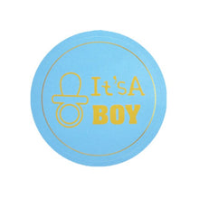 Load image into Gallery viewer, Gender Reveal Stickers Games Team Boy-Team Girl-Baby Shower Supply  Its Boy or Girl Vote Gift Bag Sticker