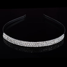 Load image into Gallery viewer, Princess Wedding Bridal Flower Girl Tiara-Crown-Headband Crystal Rhinestone Jewelry Hair Accessories