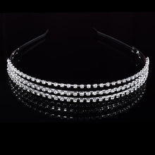 Load image into Gallery viewer, Princess Wedding Bridal Flower Girl Tiara-Crown-Headband Crystal Rhinestone Jewelry Hair Accessories