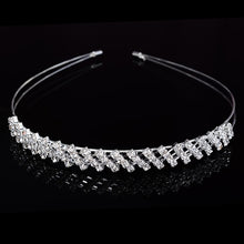 Load image into Gallery viewer, Princess Wedding Bridal Flower Girl Tiara-Crown-Headband Crystal Rhinestone Jewelry Hair Accessories