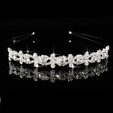 Load image into Gallery viewer, Princess Wedding Bridal Flower Girl Tiara-Crown-Headband Crystal Rhinestone Jewelry Hair Accessories