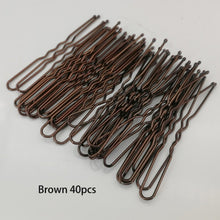 Load image into Gallery viewer, Women U Shape Hair Clips Bobby Pins for Women Girls Brides Hairstyling Tools Accessories Crystal Pearl Hairpins Metal Barrettes