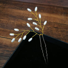 Load image into Gallery viewer, Women U Shape Hair Clips Bobby Pins for Women Girls Brides Hairstyling Tools Accessories Crystal Pearl Hairpins Metal Barrettes