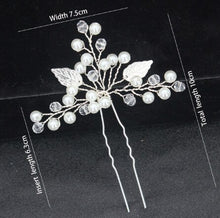 Load image into Gallery viewer, Women U Shape Hair Clips Bobby Pins for Women Girls Brides Hairstyling Tools Accessories Crystal Pearl Hairpins Metal Barrettes