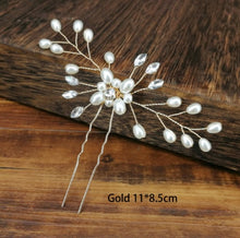 Load image into Gallery viewer, Women U Shape Hair Clips Bobby Pins for Women Girls Brides Hairstyling Tools Accessories Crystal Pearl Hairpins Metal Barrettes