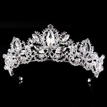 Load image into Gallery viewer, New Fashion Baroque Affordable Crystal Bridal Crown Tiaras for Women Bride Wedding Hair Accessories