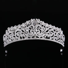 Load image into Gallery viewer, New Fashion Baroque Affordable Crystal Bridal Crown Tiaras for Women Bride Wedding Hair Accessories