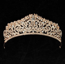 Load image into Gallery viewer, New Fashion Baroque Affordable Crystal Bridal Crown Tiaras for Women Bride Wedding Hair Accessories