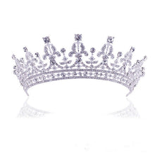 Load image into Gallery viewer, New Fashion Baroque Affordable Crystal Bridal Crown Tiaras for Women Bride Wedding Hair Accessories