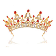 Load image into Gallery viewer, New Fashion Baroque Affordable Crystal Bridal Crown Tiaras for Women Bride Wedding Hair Accessories