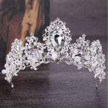 Load image into Gallery viewer, New Fashion Baroque Affordable Crystal Bridal Crown Tiaras for Women Bride Wedding Hair Accessories