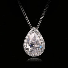 Load image into Gallery viewer, Nigerian Water Drop Cubic Zirconia Wedding Jewelry Sets Inlay Luxury Crystal Bridal Gifts For Bridesmaids