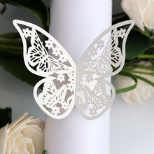 Load image into Gallery viewer, Butterfly Style Paper Rings-Napkins Holders Party Favor Decoration