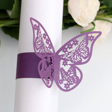 Load image into Gallery viewer, Butterfly Style Paper Rings-Napkins Holders Party Favor Decoration