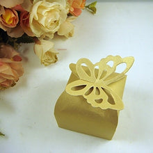 Load image into Gallery viewer, Laser Cut Butterfly Shaped Top Box-Candy Favor or Chocolate Souvenier Container
