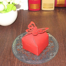 Load image into Gallery viewer, Laser Cut Butterfly Shaped Top Box-Candy Favor or Chocolate Souvenier Container