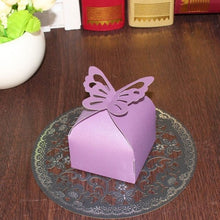 Load image into Gallery viewer, Laser Cut Butterfly Shaped Top Box-Candy Favor or Chocolate Souvenier Container
