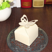 Load image into Gallery viewer, Laser Cut Butterfly Shaped Top Box-Candy Favor or Chocolate Souvenier Container