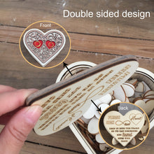 Load image into Gallery viewer, Unique Bridal Decoration Rustic Heart Guest Book Option - Wedding Wishes Frame with Heart Box