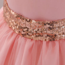 Load image into Gallery viewer, Fancy Sequin Bow Dresses for Flower Girl and Delicate Embroidered Style-Vestidos de Fiesta para Niñas