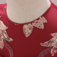 Load image into Gallery viewer, Fancy Sequin Bow Dresses for Flower Girl and Delicate Embroidered Style-Vestidos de Fiesta para Niñas