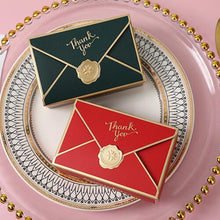 Load image into Gallery viewer, 5pcs/lot New Simple Creative Bronzing Gift Box Packaging Envelope Shape Wedding Candy Bags Birthday Party Cosmetic Packaging Box
