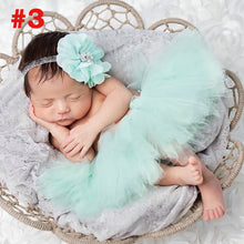Load image into Gallery viewer, Princess Cranberry Tutu with Vintage Headband Newborn Photography Prop Tutu Skirt Baby Shower Gift TS078