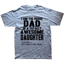 Load image into Gallery viewer, Daddy And Daughter Best Friends For Life Dad Gift Printed Cotton Short Sleeve T-Shirts