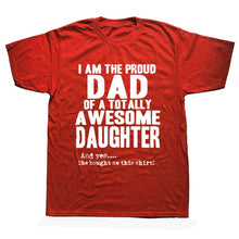 Load image into Gallery viewer, Daddy And Daughter Best Friends For Life Dad Gift Printed Cotton Short Sleeve T-Shirts