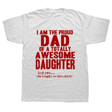 Load image into Gallery viewer, Daddy And Daughter Best Friends For Life Dad Gift Printed Cotton Short Sleeve T-Shirts