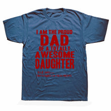 Load image into Gallery viewer, Daddy And Daughter Best Friends For Life Dad Gift Printed Cotton Short Sleeve T-Shirts