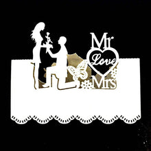 Load image into Gallery viewer, 50pcs White Lace Name Place Cards Wedding Decoration Table Decor Table Name Message Greeting Card Baby Shower Party Supplies