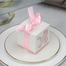 Load image into Gallery viewer, 20/50/100pcs Footprint Candy Favor Box-Baby Shower-Party Favor Boxes- Baptism Container Gift Box