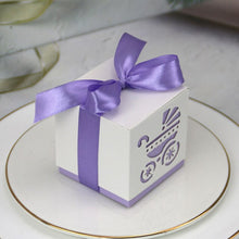 Load image into Gallery viewer, 20/50/100pcs Footprint Candy Favor Box-Baby Shower-Party Favor Boxes- Baptism Container Gift Box