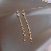 Load image into Gallery viewer, Long Drop Fashion Earrings for Women with Heart Tassel or Crystal Bow or Butterfly Design